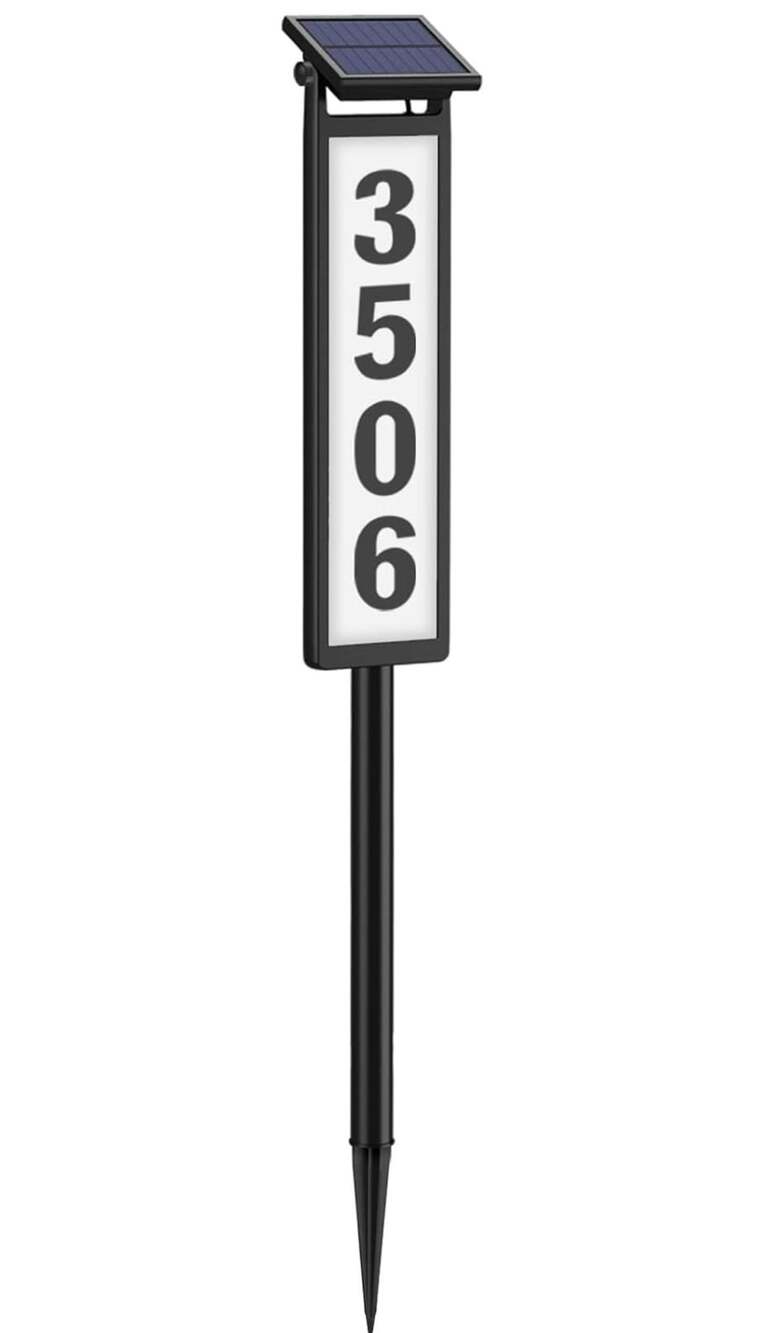 Brightever Solar Address Sign House Number